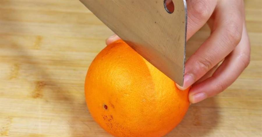 橙子學會這樣做切，不臟手不流汁，招待客人超有面子，看著就想吃
